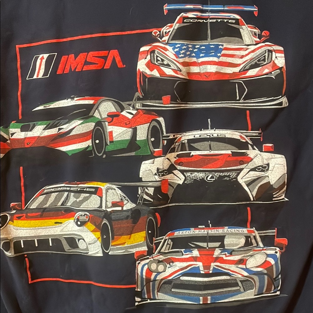 IMSA - Racing - Navy Blue Men's Short Sleeve Tee